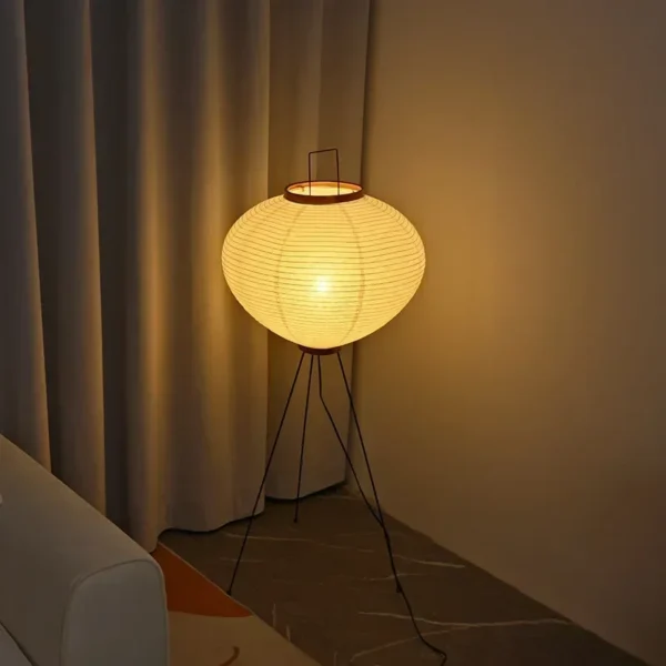 Rice Paper Floor Lamp - Image 3