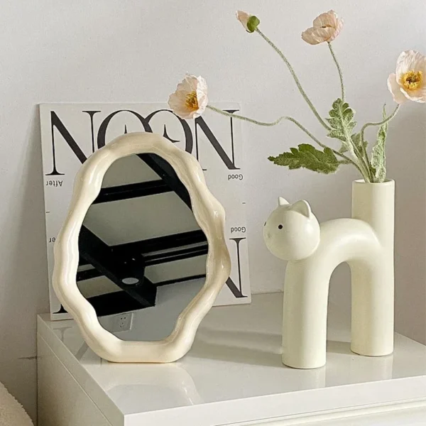 Irregular Vanity Desktop Mirror